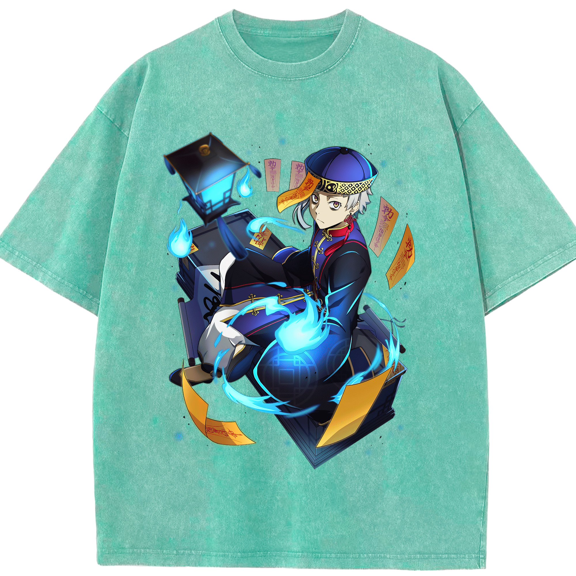 （画像用） 文豪ストレイドッグス Bungo Stray Dogs 綿100% ヴィンテージ風 半袖Tシャツ（フロントプリント）